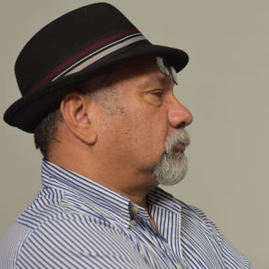 Portrait of Mark D'Cruz, founder of Ma-Ke Bonsai Academy